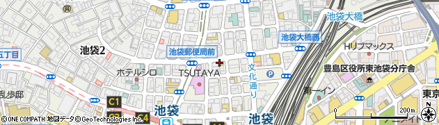 松屋 池袋トキワ通店周辺の地図