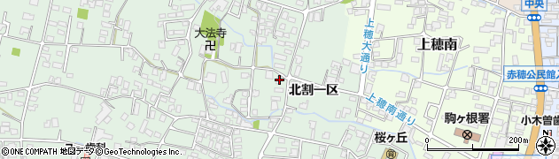長野県駒ヶ根市赤穂北割一区2539周辺の地図