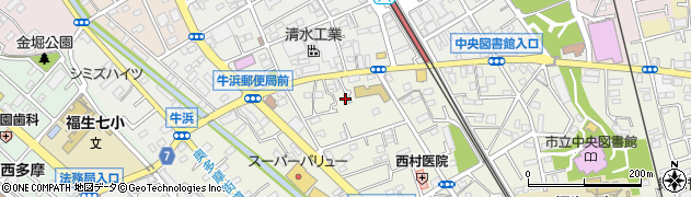 東京都福生市熊川963-16周辺の地図