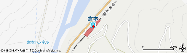 倉本駅周辺の地図