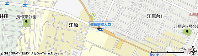 聖隷佐倉市民病院入口周辺の地図