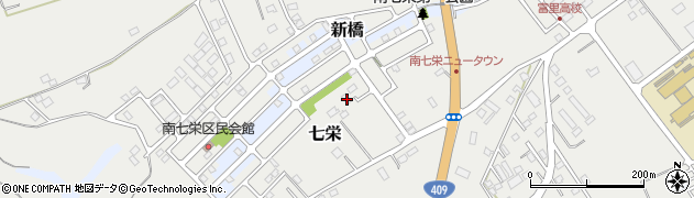 千葉県富里市七栄175周辺の地図
