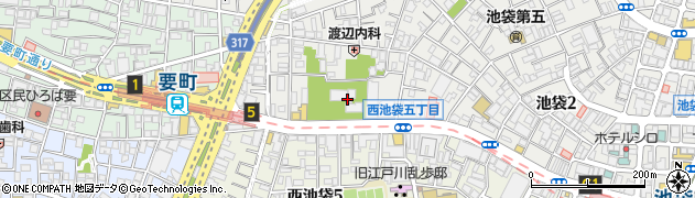 東京都豊島区池袋3丁目1周辺の地図