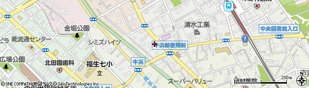 東京都福生市牛浜41周辺の地図