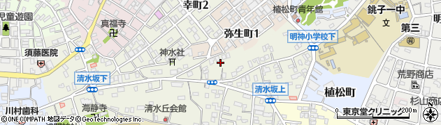 千葉県銚子市幸町周辺の地図