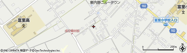千葉県富里市七栄271-4周辺の地図