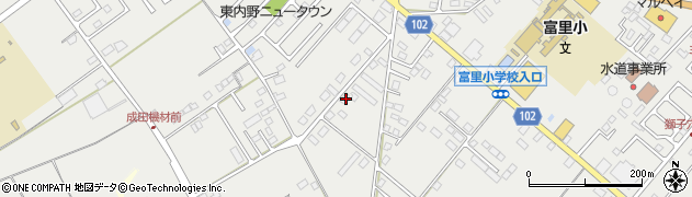 千葉県富里市七栄272周辺の地図