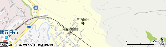 東京都あきる野市三内114周辺の地図