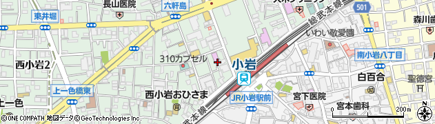 花太郎小岩北口店周辺の地図