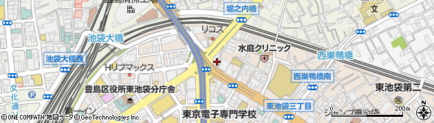 東京都豊島区東池袋2丁目61-10周辺の地図