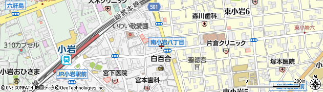 富国生命保険相互会社東京東支社小岩営業所周辺の地図