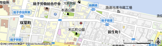 千葉興業銀行銚子支店 ＡＴＭ周辺の地図
