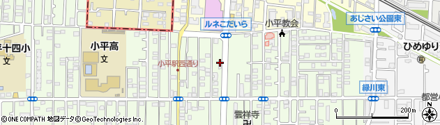 クリーニング共栄ＭＡＸ小平仲町店周辺の地図