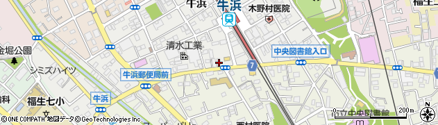 東京都福生市牛浜89周辺の地図