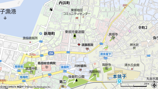 〒288-0066 千葉県銚子市和田町の地図
