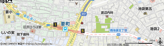 東京都豊島区池袋3丁目3-7周辺の地図