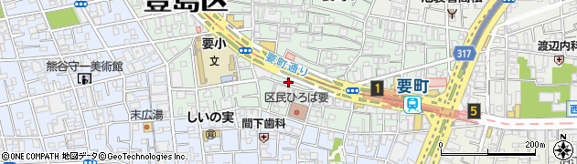 豊島要町一郵便局 ＡＴＭ周辺の地図