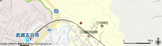 東京都あきる野市三内213周辺の地図