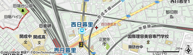 東京都荒川区西日暮里5丁目26周辺の地図