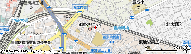 東京都豊島区東池袋2丁目54-5周辺の地図