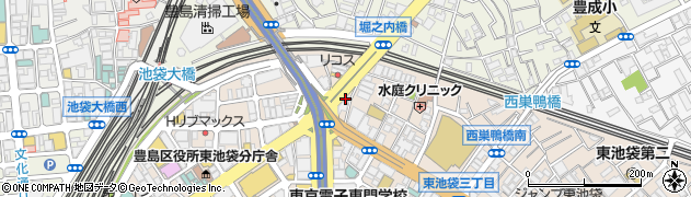 東京都豊島区東池袋2丁目61周辺の地図
