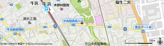 東京都福生市牛浜144周辺の地図