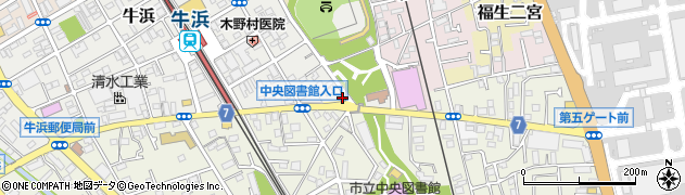 東京都福生市牛浜144-9周辺の地図