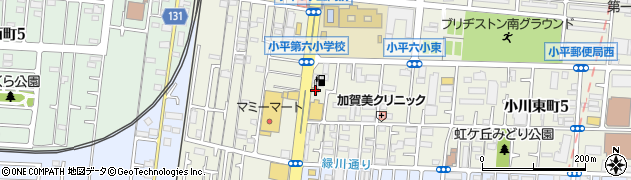 松屋 小平小川店周辺の地図