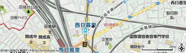 東京都荒川区西日暮里5丁目30-5周辺の地図