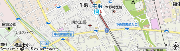 東京都福生市牛浜80周辺の地図