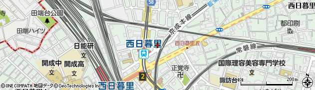 東京都荒川区西日暮里5丁目30-6周辺の地図