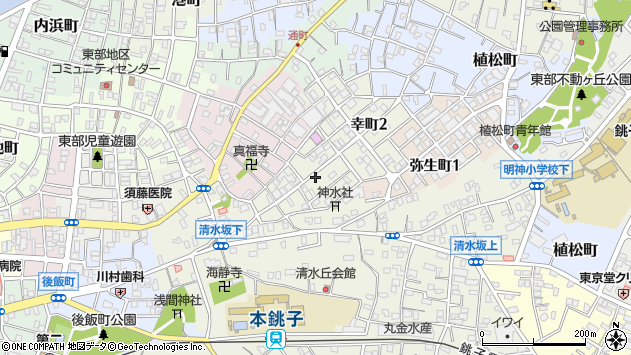 〒288-0073 千葉県銚子市幸町の地図