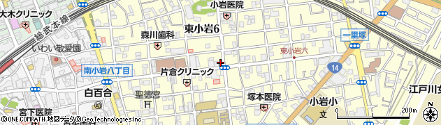 日乃出ドライ東小岩店周辺の地図