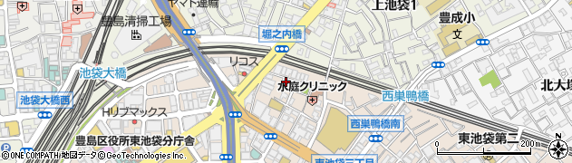東京都豊島区東池袋2丁目60-13周辺の地図