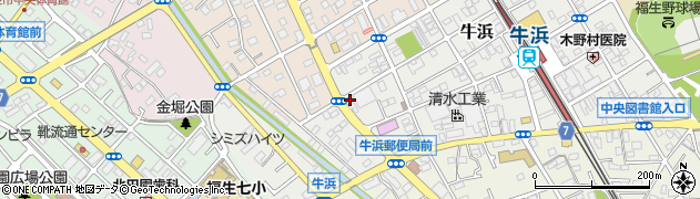 東京都福生市牛浜47周辺の地図