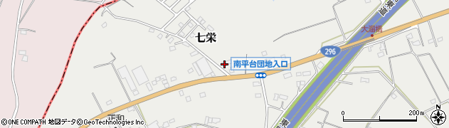 千葉県富里市七栄42周辺の地図