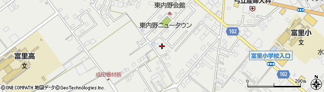 千葉県富里市七栄281周辺の地図