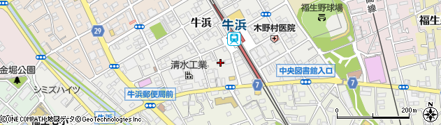 東京都福生市牛浜88周辺の地図