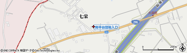千葉県富里市七栄42-12周辺の地図