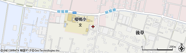 千葉県旭市後草1646-1周辺の地図