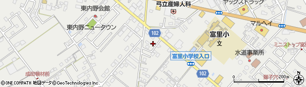 千葉県富里市七栄780周辺の地図