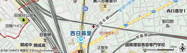 東京都荒川区西日暮里5丁目29周辺の地図