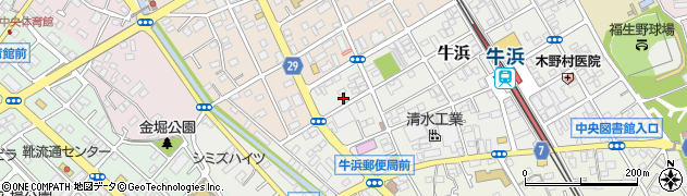 東京都福生市牛浜50周辺の地図