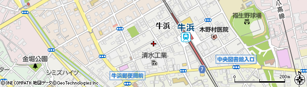 東京都福生市牛浜63周辺の地図
