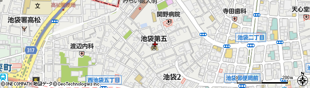 東京都豊島区池袋3丁目26周辺の地図
