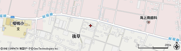 千葉県旭市後草703周辺の地図