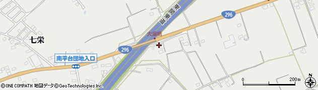 千葉県富里市七栄88周辺の地図