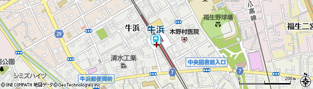 東京都福生市牛浜94周辺の地図