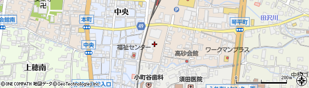 長野県駒ヶ根市東町4周辺の地図