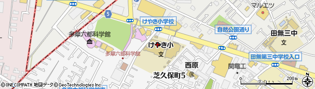 西東京市　けやき学童クラブ周辺の地図